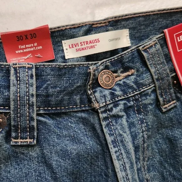 Levi Strauss Signature Carpenter Pants, Men's 30 x 30, NWT, Boot Cut Hammer Loop - Picture 7 of 15